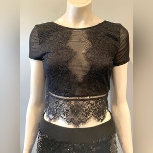 NWOT! Express Lace Trim Top